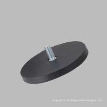 Revestimento Borracha Pot Magnet, Permanente Magnetic Holdings